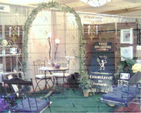 Trade show setting Trade show setting