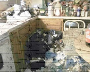 Hoarding made this kitchen unusable
